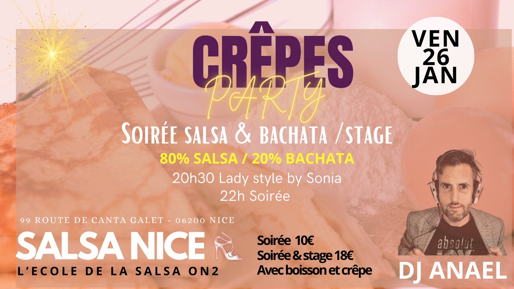 SOIRÉE SALSA & BACHATA Lady style