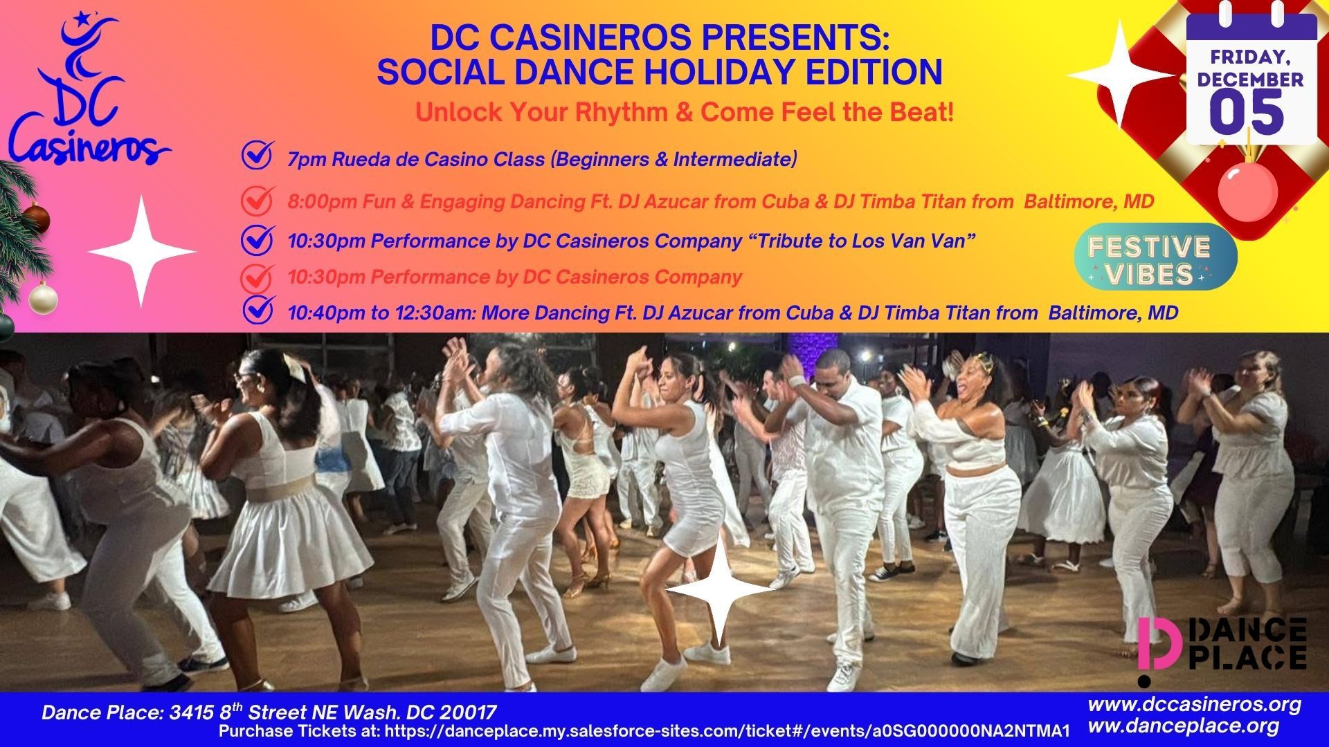 DC Casineros Cuban Dance Social: Holiday Edition