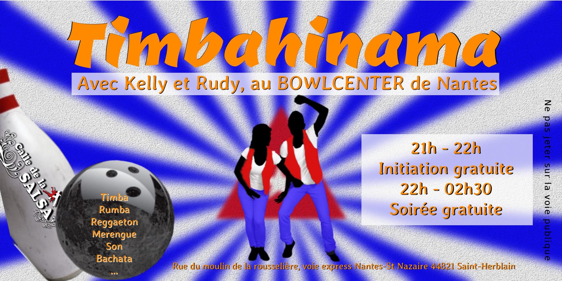 Soirée Salsa Timbahinama (Bolwcenter Nantes)