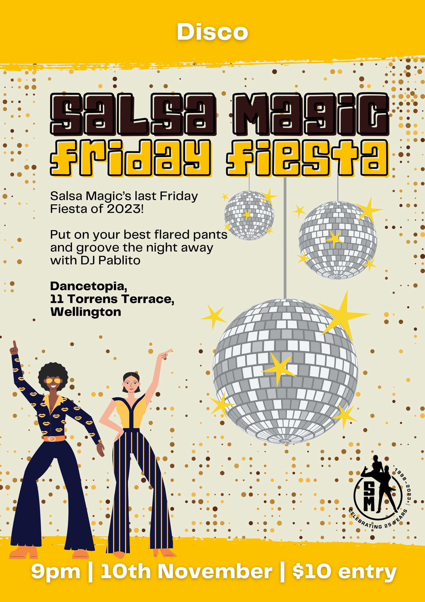 Salsa Magic's Friday Fiesta - the Disco edition