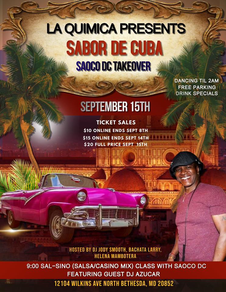 La Quimica “Sabor De Cuba” with Saoco Dc.