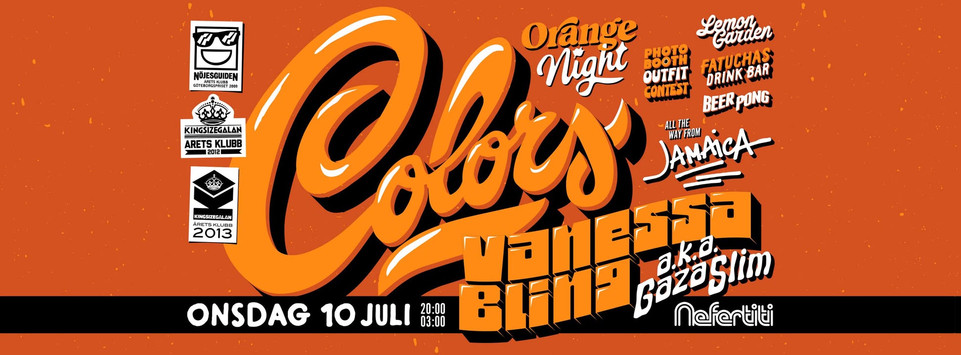 Colors Orange Night