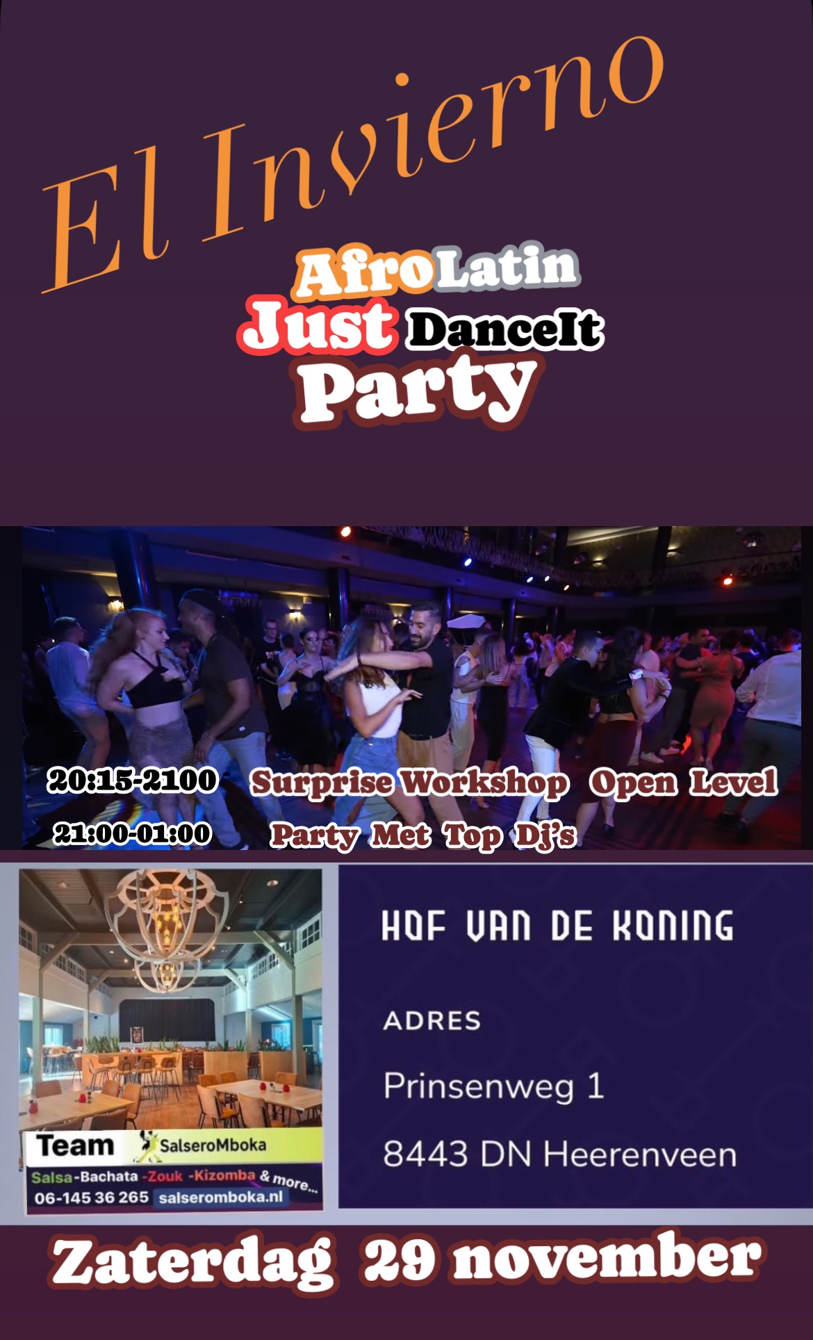 El Invierno Afro-Latin Justdanceit Party