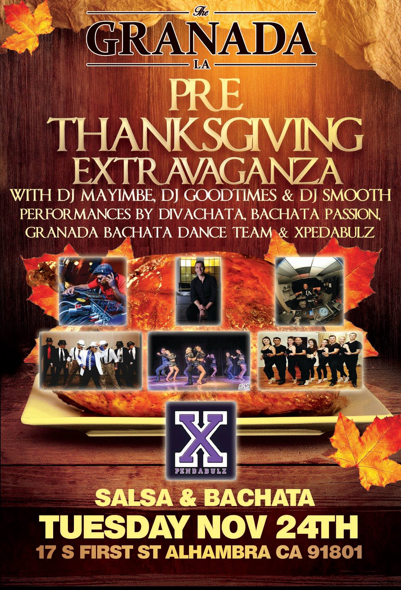 Pre-thanksgiving salsa tuesday at the Granada LA
