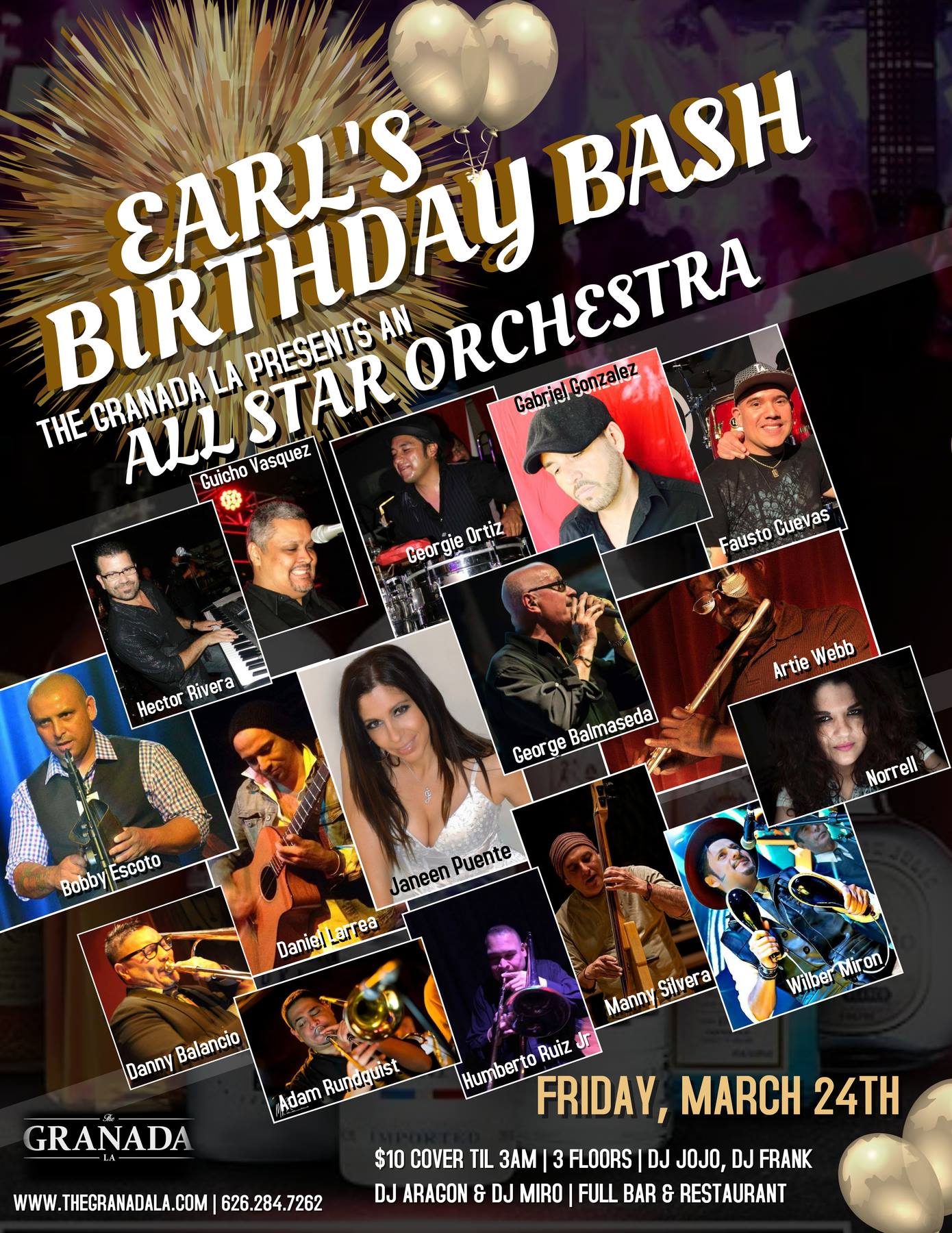 Earl's Birthday Bash with All Star Salsa Orchestra