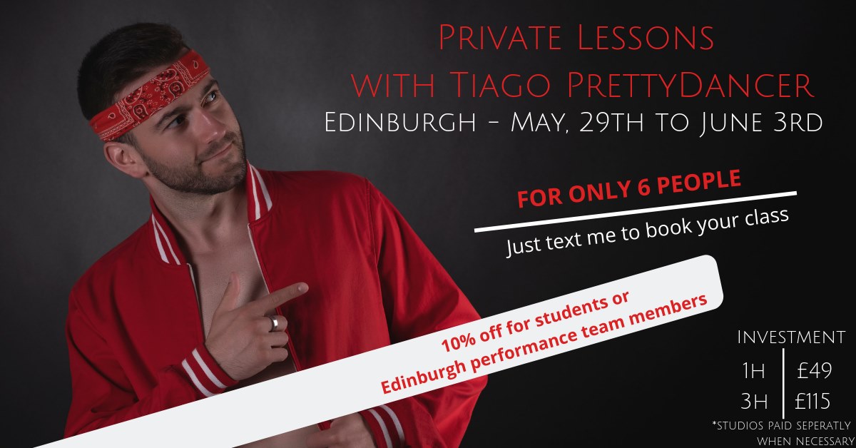 Bachata Private Lessons with Tiago PrettyDancer - Edinburgh