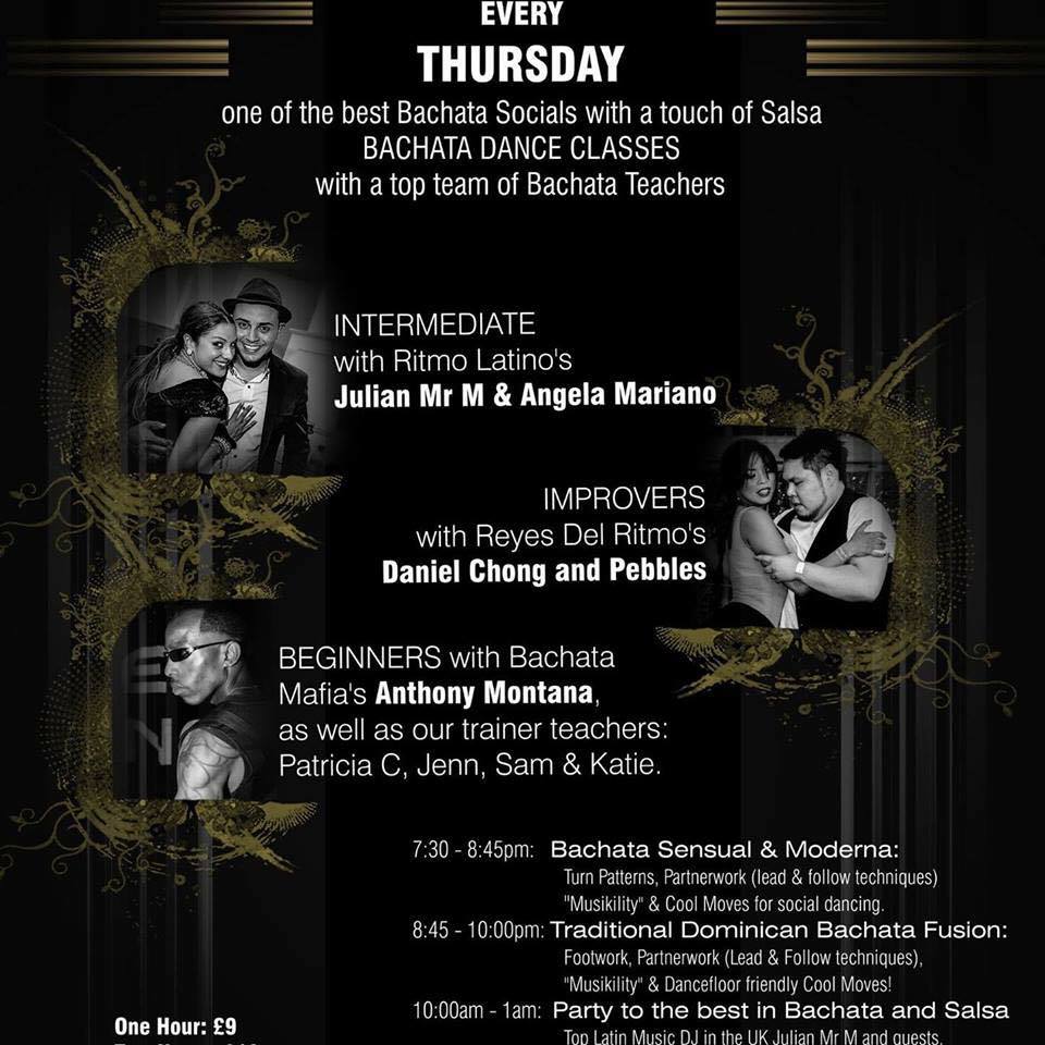 Azucar Thursday's at Tito's is back!!! - Bachata Dance Classes from 7:30pm.