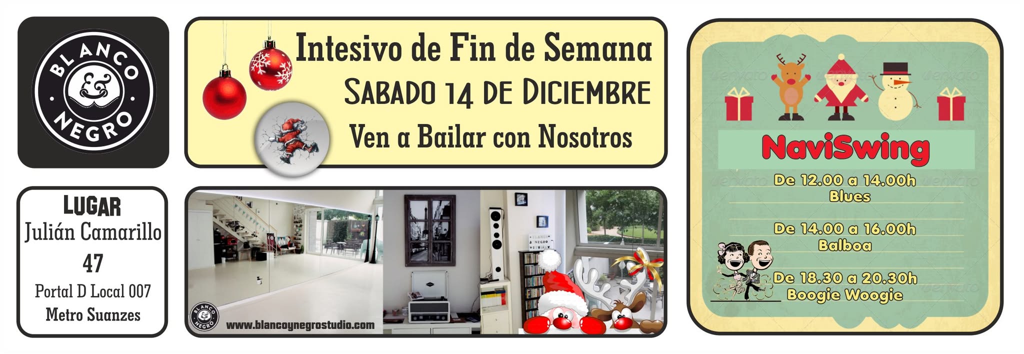 Intensivo de Fin de Semana Blues, Balboa y Boogie Woogie.