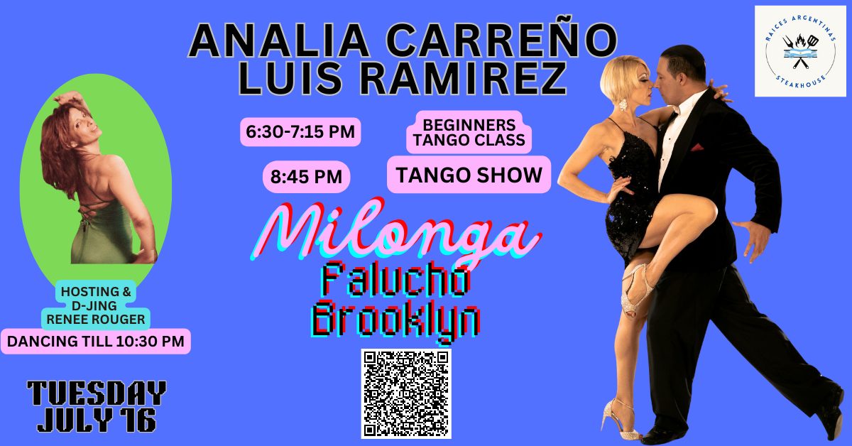 Analia Carreño & Luis Ramirez Teaching & Performing @Milonga Falucho!