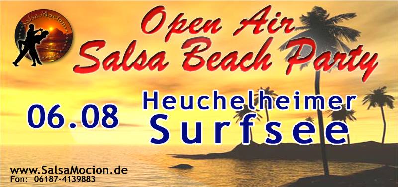 Open Air Salsa Beach Party´s am Heuchelheimersee