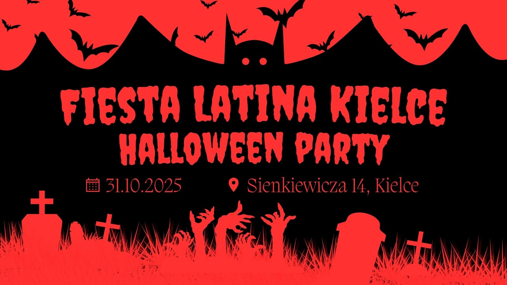 Halloween Party 31.10.2025 Caramelo & Fiesta Latina Kielce!🎃👻