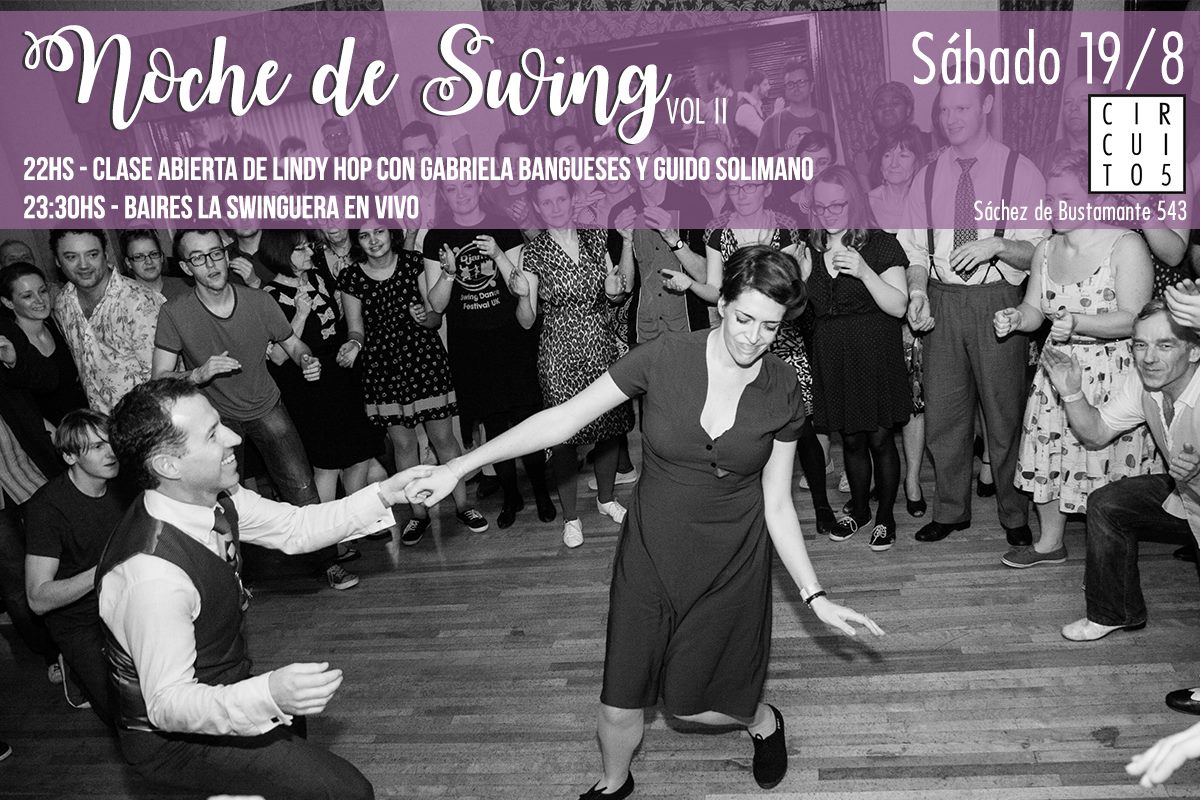 Noche de Swing en Circuito 5! Sáb.18 ago