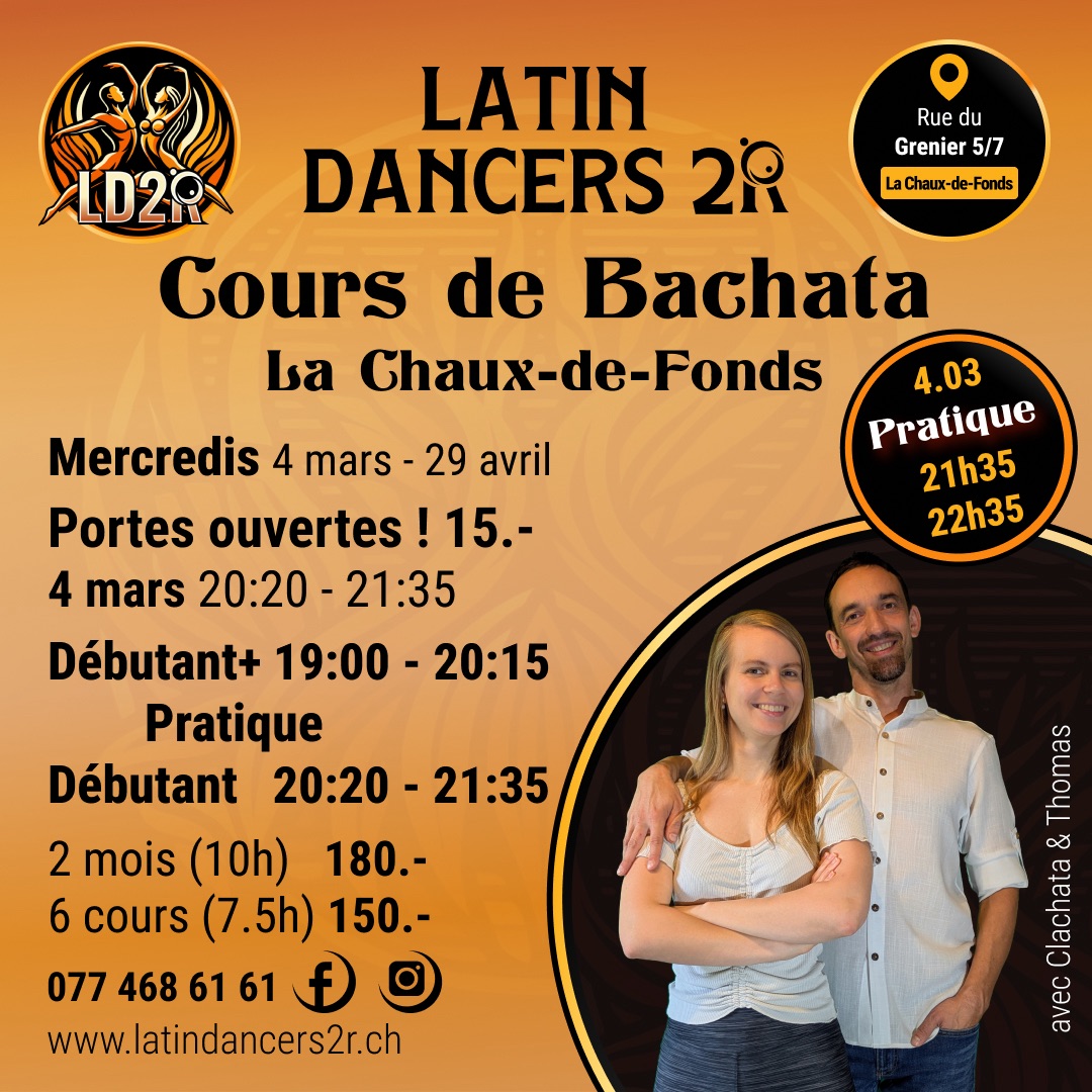 🕺🏾✨ Portes ouvertes Bachata - Latin Dancers 2R ✨💃🏼