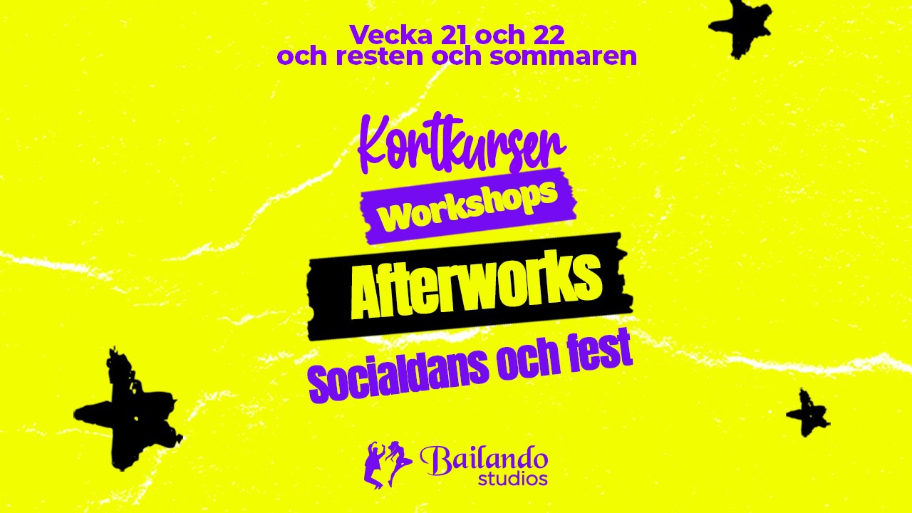 Sommaraktiviteter på Bailando Studios