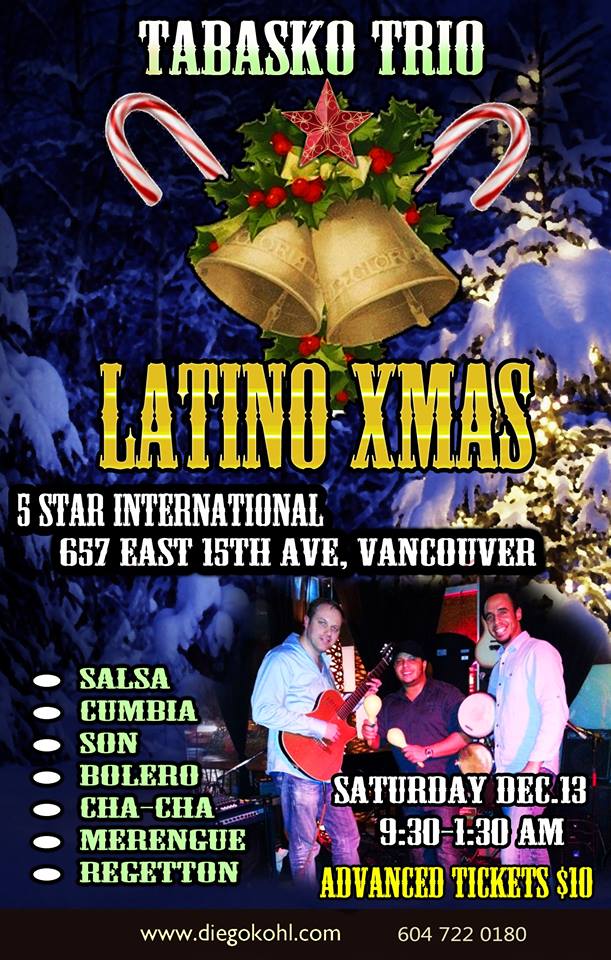 Latino X Mas with Tabasko Trio