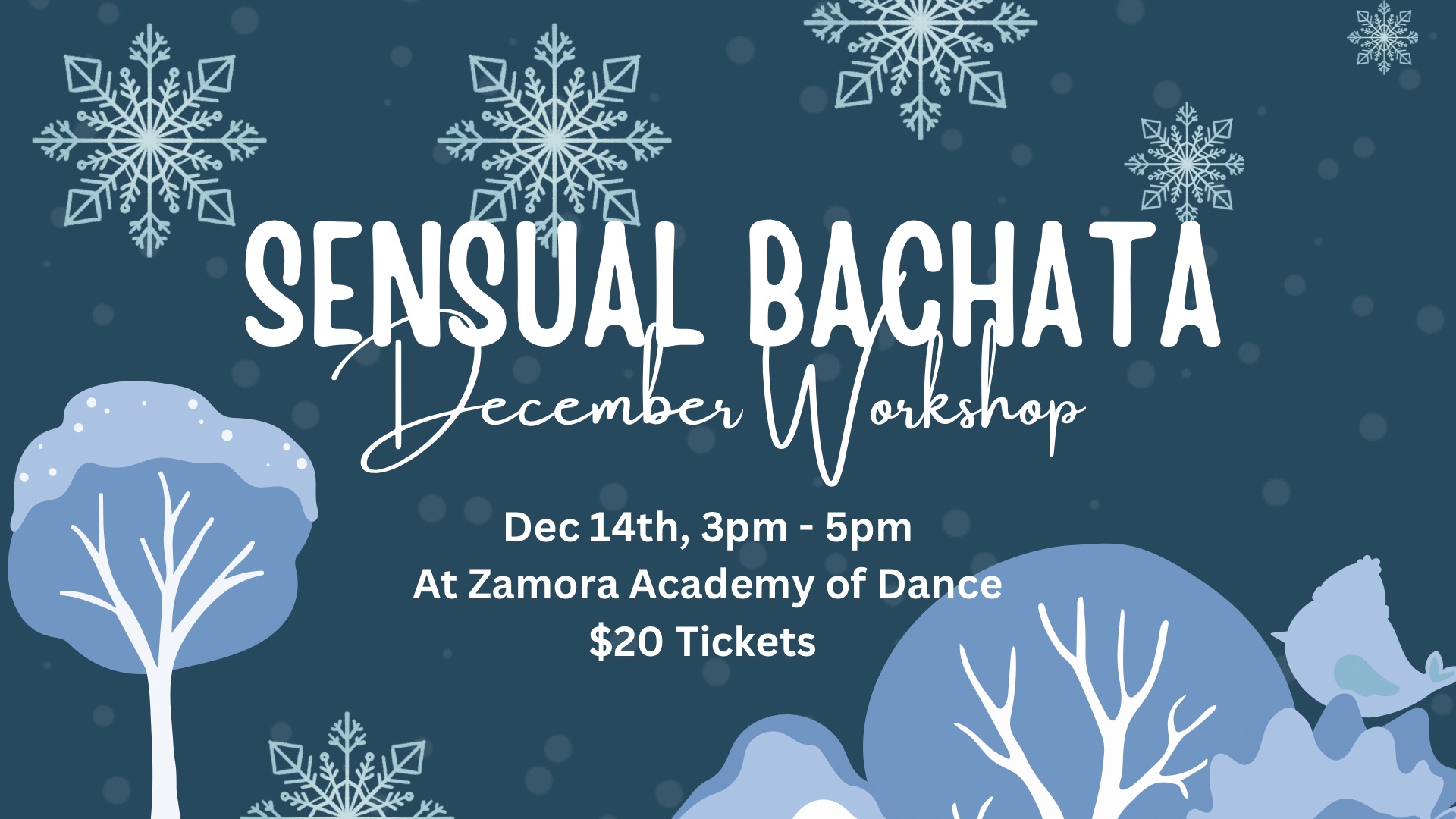 Sensual Bachata December Workshop