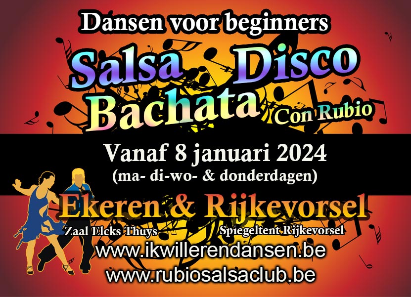 Danslessen Salsa, Bachata, Discoswing voor Beginners