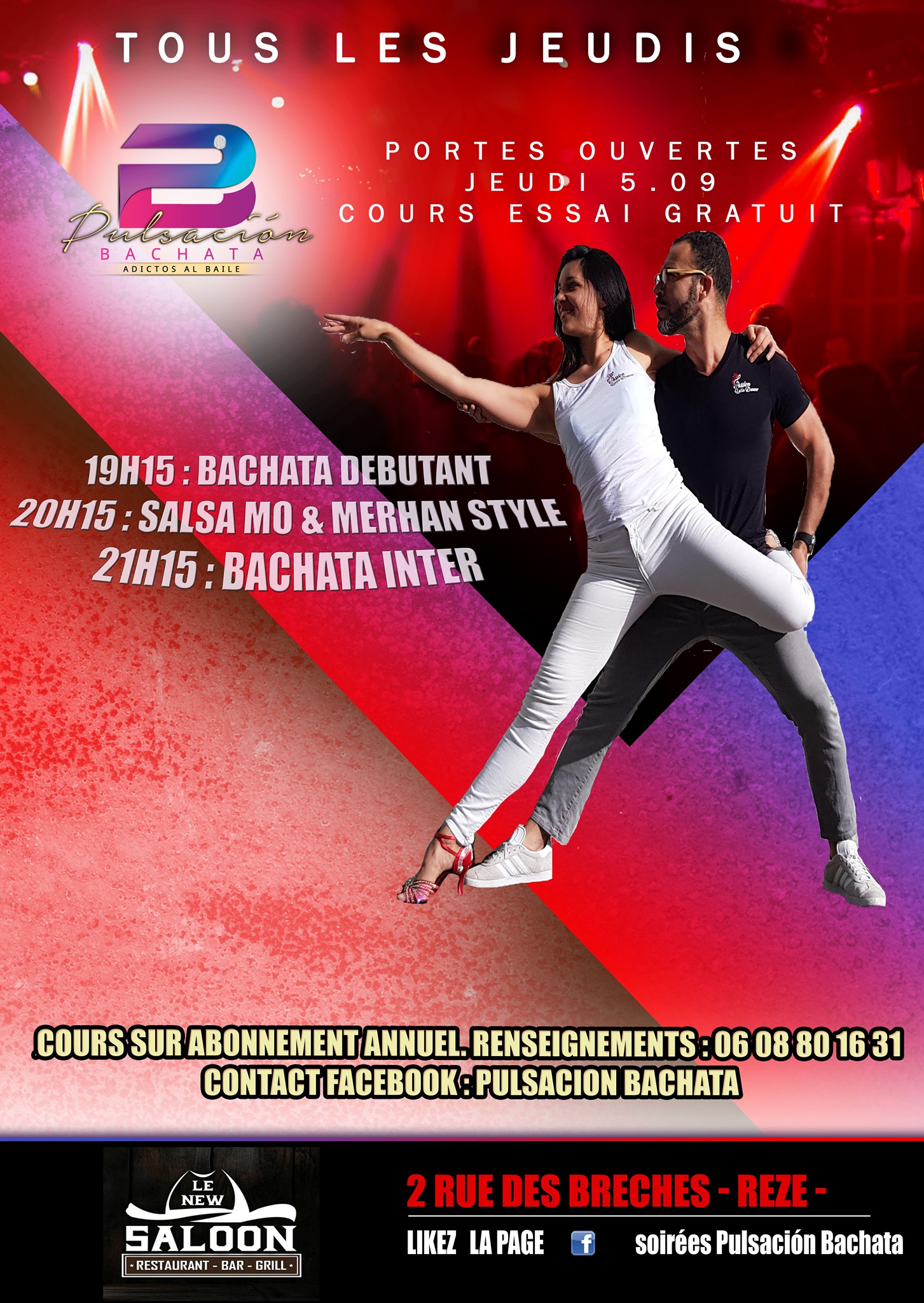 Portes ouvertes Bachata & Salsa Mo et Merhan by Pulsacion